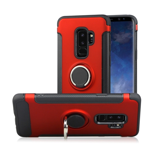 For Galaxy S9+ TPU + PC Shockproof Protective Back Case with Rotatable Ring Holder(Red)
For Galaxy S9+ TPU + PC Shockproof Protective Back Case with Rotatable Ring Holder(Red)