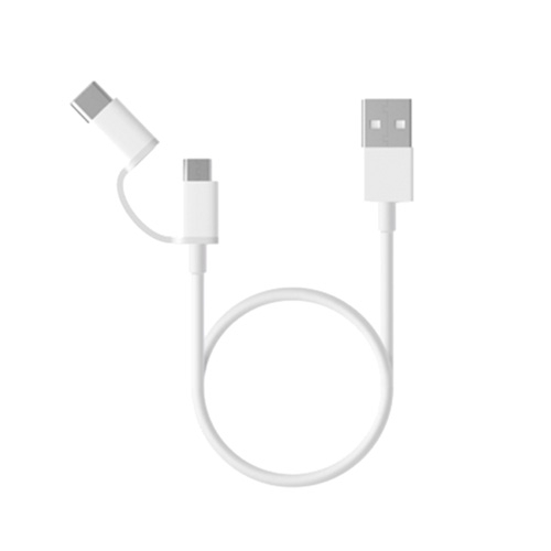

Original Xiaomi 2 in 1 Cable 30cm 2.4A USB-C / Type-C & Micro USB to USB 2.0 TPE Data Sync Charging Cable , For Galaxy S8 & S8 + / LG G6 / Huawei P10 & P10 Plus / Xiaomi Mi6 & Max 2 and other Smartphones