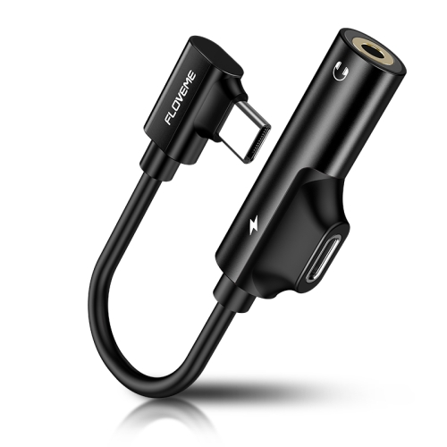 FLOVEME YXF145828 2 in 1 3.5 Audio Charging Listening Wired USB-C / Type-C Adapter(Black)
FLOVEME YXF145828 2 in 1 3.5 Audio Charging Listening Wired USB-C / Type-C Adapter(Black)