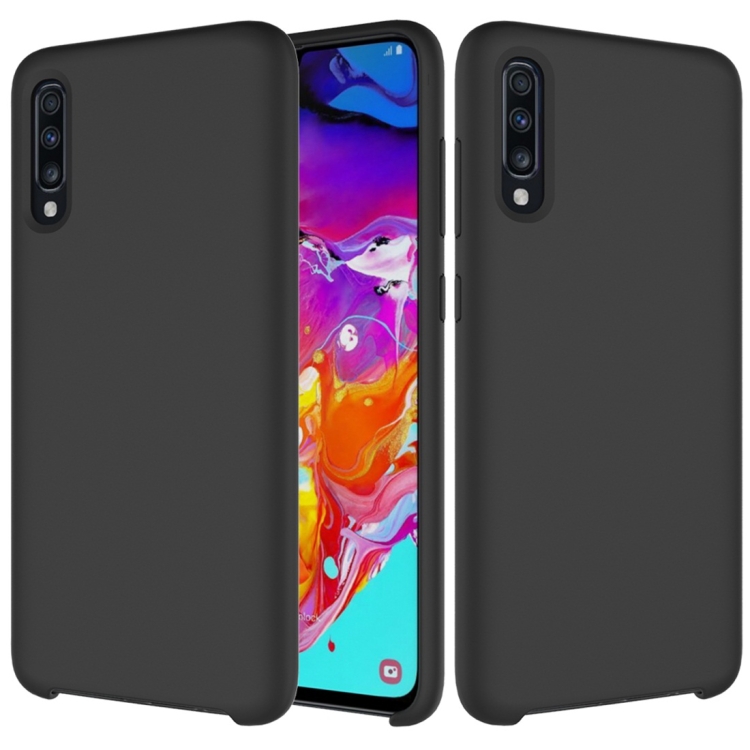Solid Color Liquid Silicone Dropproof Protective Case for Galaxy A70 (Black)
Solid Color Liquid Silicone Dropproof Protective Case for Galaxy A70 (Black)