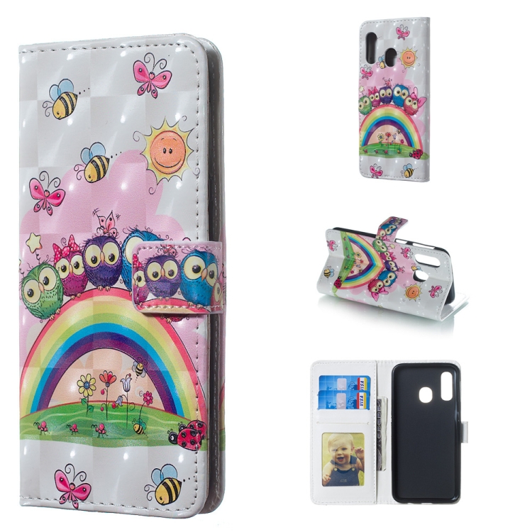 Owl Family Pattern 3D Horizontal Flip Leather Case for Galaxy A40, with Holder & Card Slots & Photo Frame & Wallet
Owl Family Pattern 3D Horizontal Flip Leather Case for Galaxy A40, with Holder & Card Slots & Photo Frame & Wallet