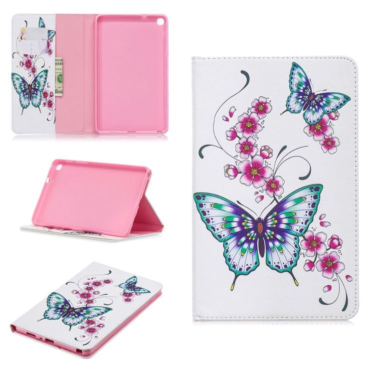 Colored Drawing Peach Blossom and Butterfly Pattern Horizontal Flip Leather Case for Galaxy Tab A 8 (2019) P200 / P205, with Holder & Card Slots & Wallet
Colored Drawing Peach Blossom and Butterfly Pattern Horizontal Flip Leather Case for Galaxy Tab A 8 (2019) P200 / P205, with Holder & Card Slots & Wallet