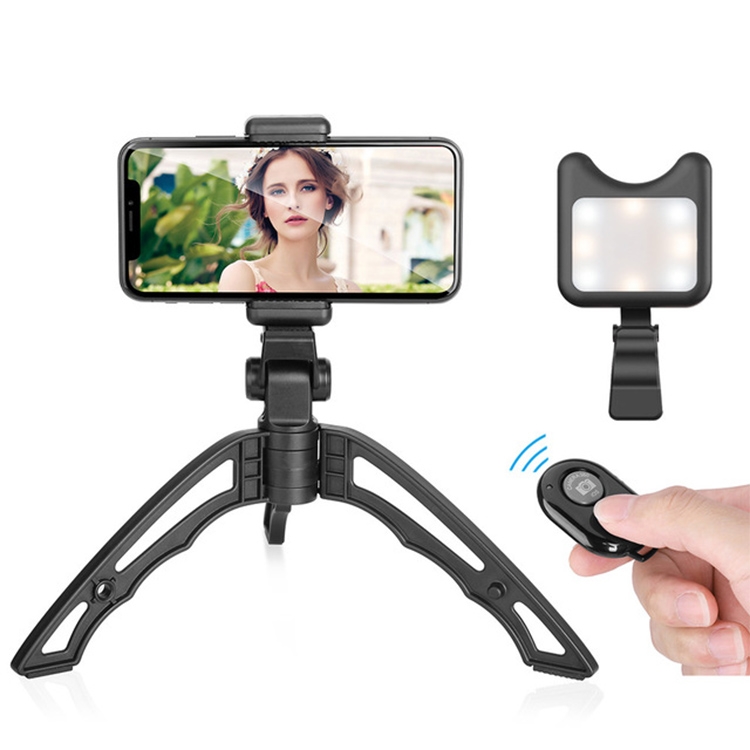 APEXEL Portable Handheld Lazy Live Broadcast Desktop Folding Universal Bluetooth Tripod Phone Holder with Flashlight
APEXEL Portable Handheld Lazy Live Broadcast Desktop Folding Universal Bluetooth Tripod Phone Holder with Flashlight