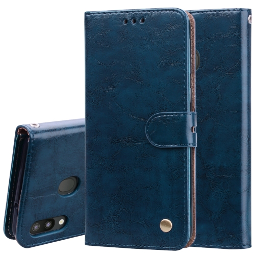 Business Style Oil Wax Texture Horizontal Flip Leather Case for Galaxy M20, with Holder & Card Slots & Wallet (Blue)
Business Style Oil Wax Texture Horizontal Flip Leather Case for Galaxy M20, with Holder & Card Slots & Wallet (Blue)