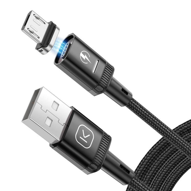 KUULAA KL-X25 1m USB to Micro USB Flat Magnetic Metal Connector Nylon Braided Magnetic Data Cable (Black)
KUULAA KL-X25 1m USB to Micro USB Flat Magnetic Metal Connector Nylon Braided Magnetic Data Cable (Black)