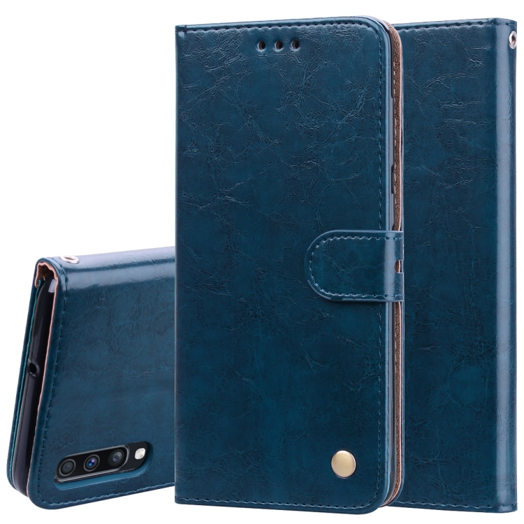 Business Style Oil Wax Texture Horizontal Flip Leather Case for Galaxy A70, with Holder & Card Slots & Wallet (Blue)
Business Style Oil Wax Texture Horizontal Flip Leather Case for Galaxy A70, with Holder & Card Slots & Wallet (Blue)