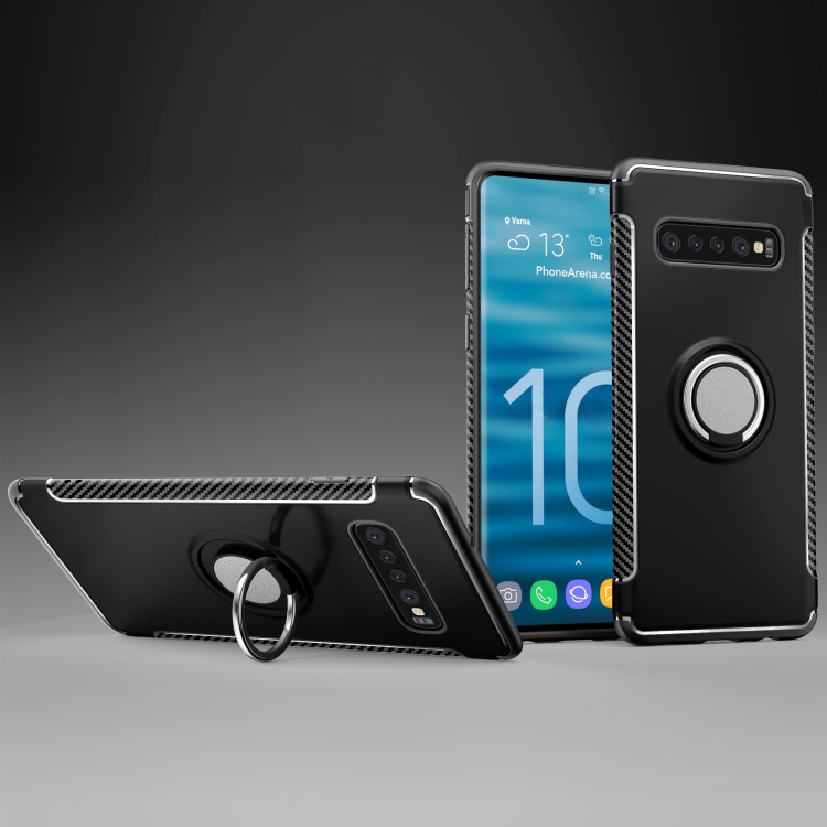 Shockproof Car Magnetic Case with 360 Degree Rotating Armor Ring for Galaxy S10(Black)
Shockproof Car Magnetic Case with 360 Degree Rotating Armor Ring for Galaxy S10(Black)