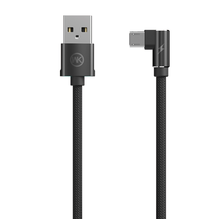 WK WDC-081m 2.4A Micro USB 90 Degree Angle Head Gaming Charging Data Cable, Length: 1m
WK WDC-081m 2.4A Micro USB 90 Degree Angle Head Gaming Charging Data Cable, Length: 1m