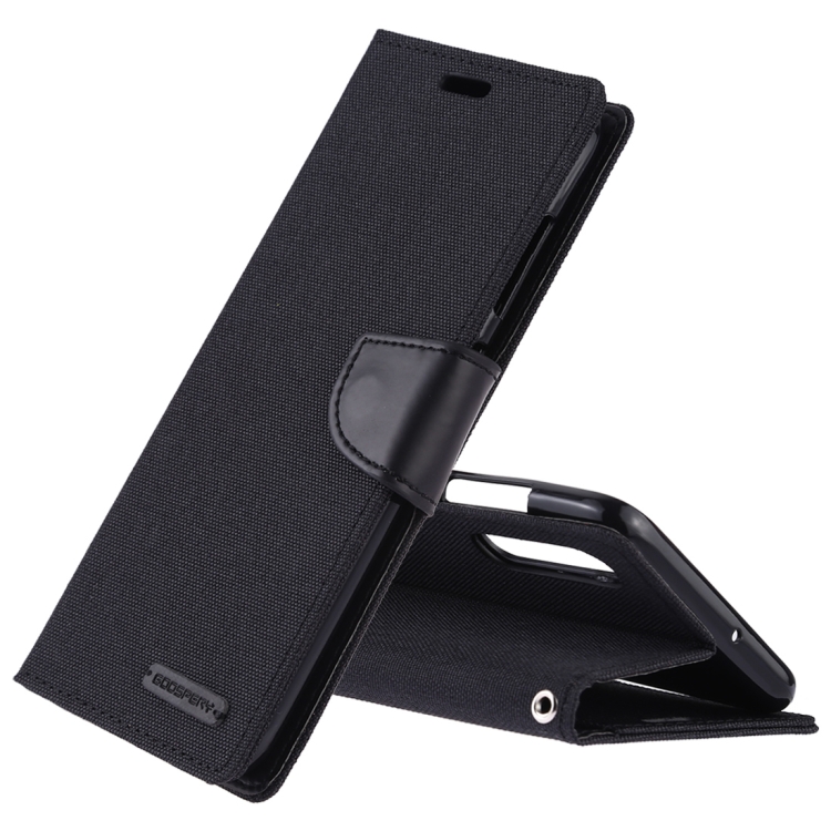 GOOSPERY CANVAS DIARY Canvas Texture Horizontal Flip PU Leather Case for Galaxy A70, with Holder & Card Slots & Wallet (Black)
GOOSPERY CANVAS DIARY Canvas Texture Horizontal Flip PU Leather Case for Galaxy A70, with Holder & Card Slots & Wallet (Black)