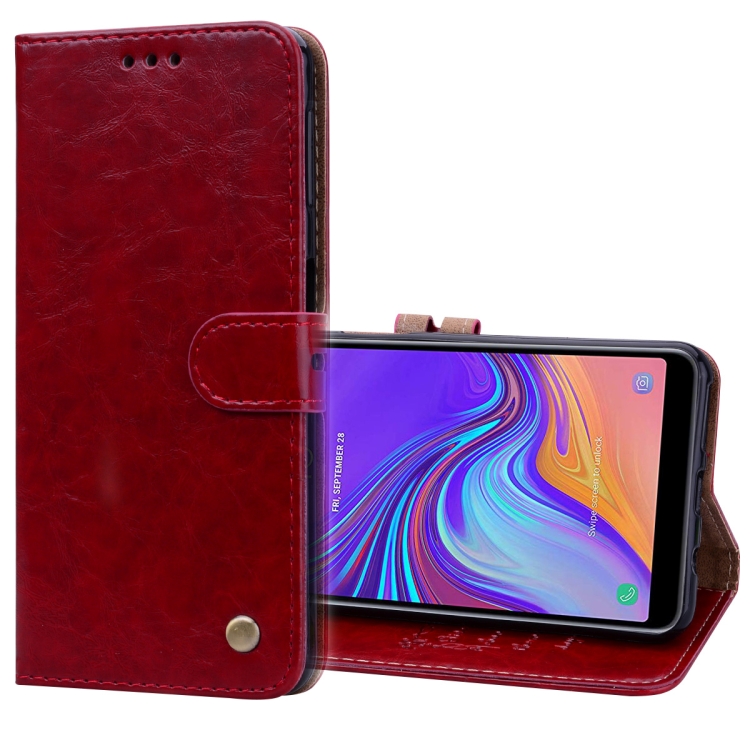 Business Style Oil Wax Texture Horizontal Flip Leather Case for Galaxy A7 (2018) , with Holder & Card Slots & Wallet(Red)
Business Style Oil Wax Texture Horizontal Flip Leather Case for Galaxy A7 (2018) , with Holder & Card Slots & Wallet(Red)