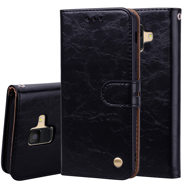 Business Style Oil Wax Texture Horizontal Flip Leather Case for Galaxy A6 (2018), with Holder & Card Slots & Wallet (Black)
Business Style Oil Wax Texture Horizontal Flip Leather Case for Galaxy A6 (2018), with Holder & Card Slots & Wallet (Black)