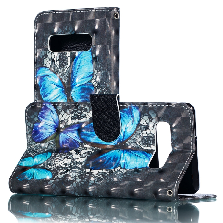 3D Blue Diamond Butterflies Pattern Horizontal Flip PU Leather Case for Galaxy S10+, with Holder & Card Slots & Wallet & Photo Frame
3D Blue Diamond Butterflies Pattern Horizontal Flip PU Leather Case for Galaxy S10+, with Holder & Card Slots & Wallet & Photo Frame