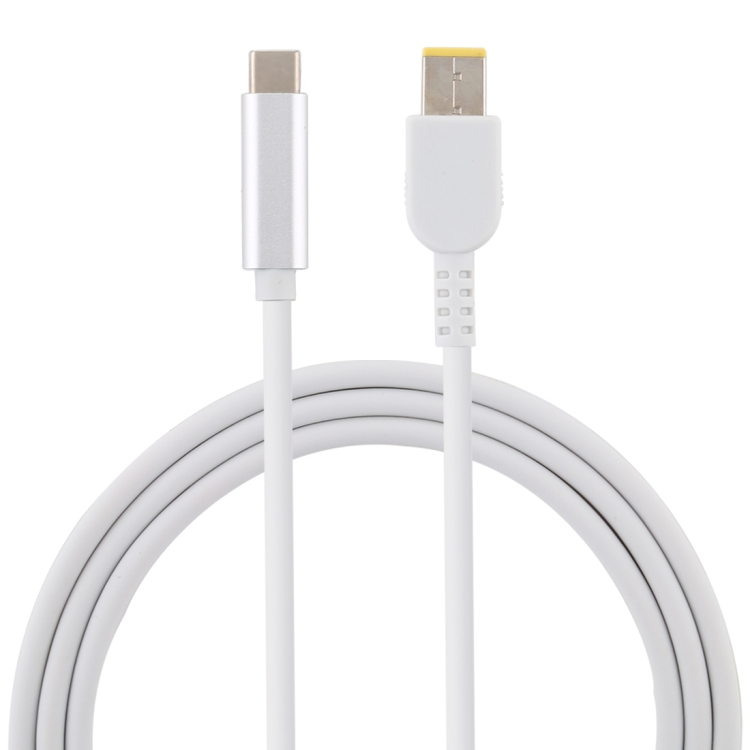 USB-C / Type-C to Big Square Male Laptop Power Charging Cable for Lenovo, Cable Length: about 1.5m(White)
USB-C / Type-C to Big Square Male Laptop Power Charging Cable for Lenovo, Cable Length: about 1.5m(White)