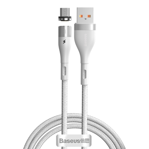 Baseus 2.1A USB to Micro USB Zinc Magnetic Fast Charging Sync Data Cable, Length: 1m(White)
Baseus 2.1A USB to Micro USB Zinc Magnetic Fast Charging Sync Data Cable, Length: 1m(White)