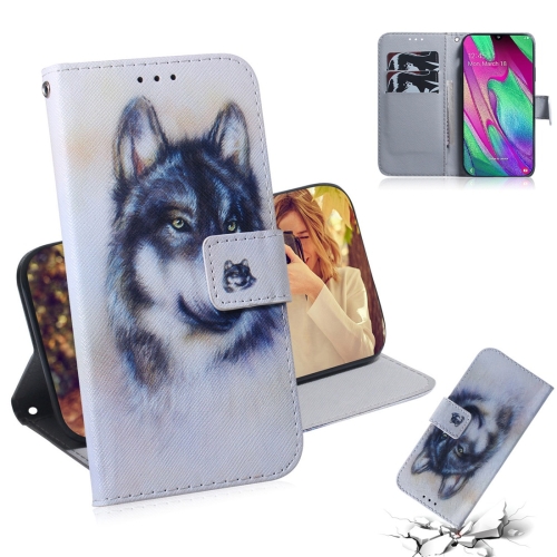 White Wolf Pattern Coloured Drawing Horizontal Flip Leather Case for Galaxy A40, with Holder & Card Slots & Wallet
White Wolf Pattern Coloured Drawing Horizontal Flip Leather Case for Galaxy A40, with Holder & Card Slots & Wallet