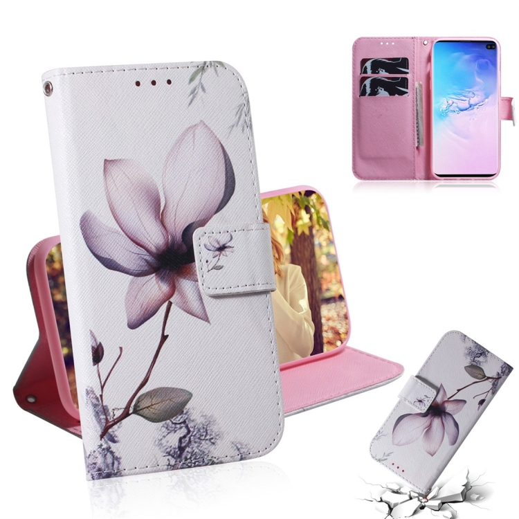 Magnolia Flower Pattern Coloured Drawing Horizontal Flip Leather Case for Galaxy S10 Plus, with Holder & Card Slots & Wallet
Magnolia Flower Pattern Coloured Drawing Horizontal Flip Leather Case for Galaxy S10 Plus, with Holder & Card Slots & Wallet