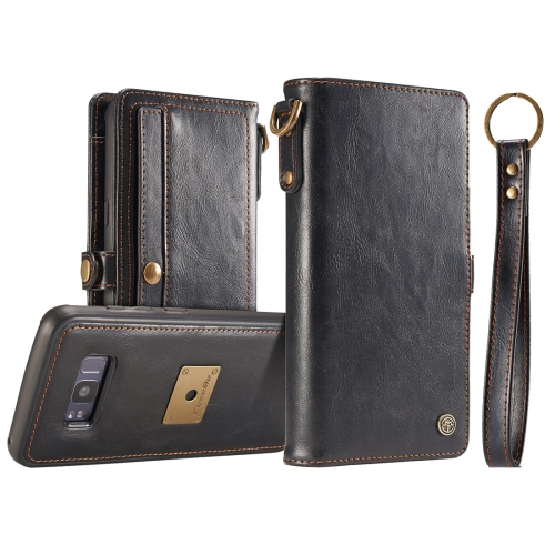 CaseMe for Galaxy S8 TPU + PC Detachable Magnetic Horizontal Flip Leather Case with Card Slots & Wallet & Photo Frame & Storage Cutouts & Metal Loop Lanyard(Black)
CaseMe for Galaxy S8 TPU + PC Detachable Magnetic Horizontal Flip Leather Case with Card Slots & Wallet & Photo Frame & Storage Cutouts & Metal Loop Lanyard(Black)