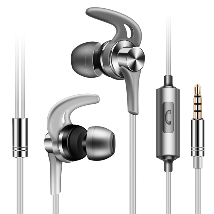 QKZ EQ1 CNC Metal Shark Fin Headphones Sports Music Headphones, Microphone Version (Grey)
QKZ EQ1 CNC Metal Shark Fin Headphones Sports Music Headphones, Microphone Version (Grey)