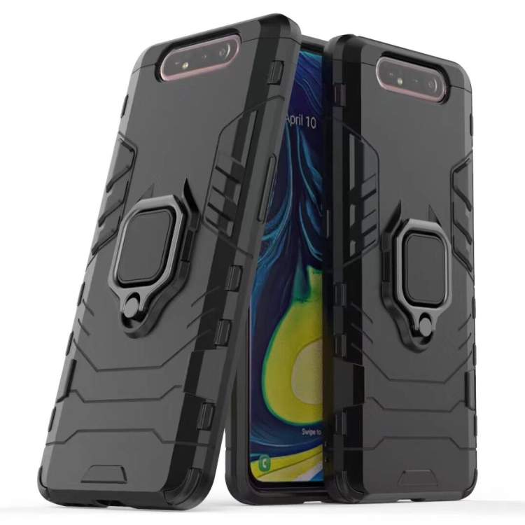 PC + TPU Shockproof Protective Case for Galaxy A90, with Magnetic Ring Holder(Black)
PC + TPU Shockproof Protective Case for Galaxy A90, with Magnetic Ring Holder(Black)