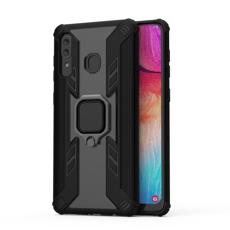 Iron Warrior Shockproof PC + TPU Protective Case for Galaxy A30, with Ring Holder(Black)
Iron Warrior Shockproof PC + TPU Protective Case for Galaxy A30, with Ring Holder(Black)