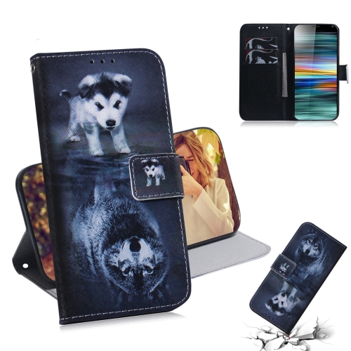 Wolf and Dog Pattern Coloured Drawing Horizontal Flip Leather Case for Sony Xperia 10, with Holder & Card Slots & Wallet
Wolf and Dog Pattern Coloured Drawing Horizontal Flip Leather Case for Sony Xperia 10, with Holder & Card Slots & Wallet