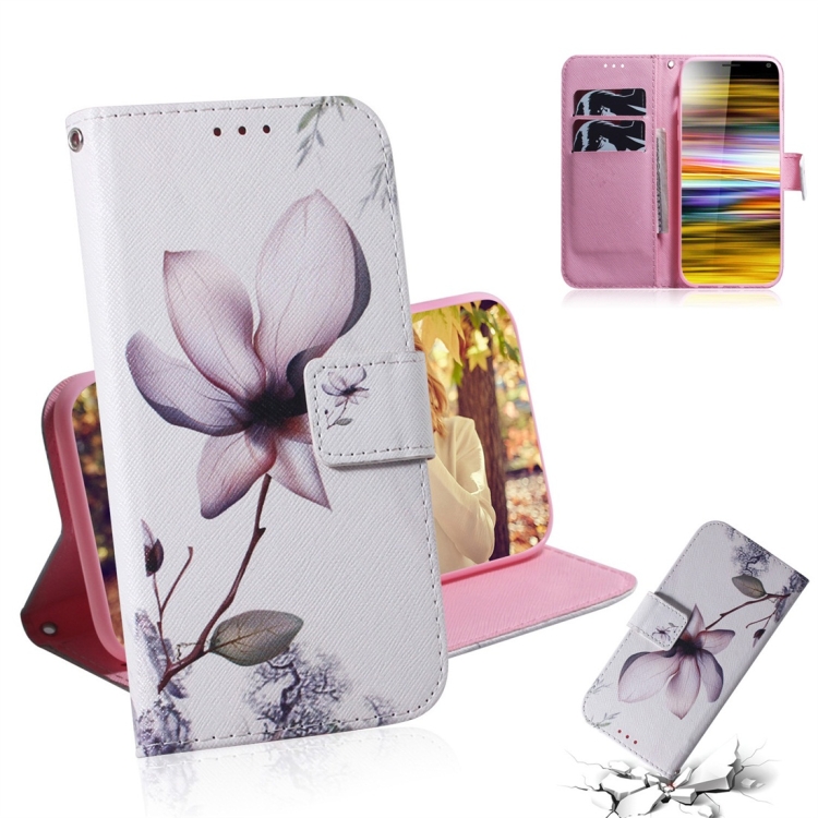 Magnolia Flower Pattern Coloured Drawing Horizontal Flip Leather Case for Sony Xperia 10 Plus, with Holder & Card Slots & Wallet
Magnolia Flower Pattern Coloured Drawing Horizontal Flip Leather Case for Sony Xperia 10 Plus, with Holder & Card Slots & Wallet