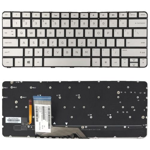 

US Version Keyboard with Keyboard Backlight for HP Spectre X360 13T-4000 13-4000 4103DX (Silver)