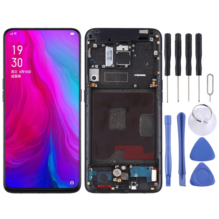 Original LCD Screen and Digitizer Full Assembly with Frame for OPPO Reno (Black)
Original LCD Screen and Digitizer Full Assembly with Frame for OPPO Reno (Black)