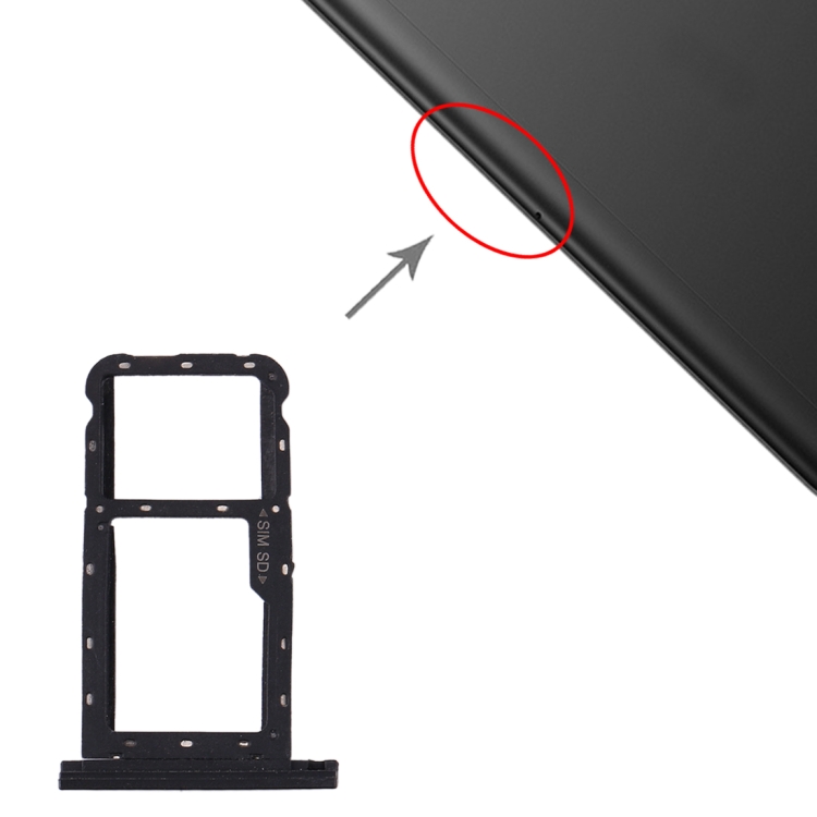 SIM Card Tray + Micro SD Card Tray for Huawei Honor Pad 5 10.1 AGS2-AL00HN (Black)
SIM Card Tray + Micro SD Card Tray for Huawei Honor Pad 5 10.1 AGS2-AL00HN (Black)