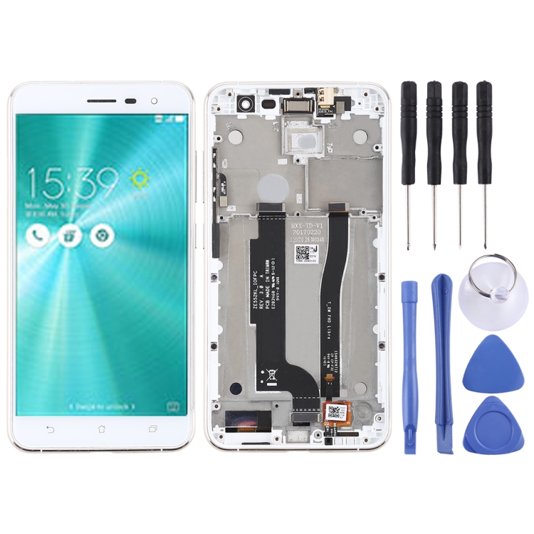 LCD Screen and Digitizer Full Assembly with Frame for Asus ZenFone 3 ZE552KL(White)
LCD Screen and Digitizer Full Assembly with Frame for Asus ZenFone 3 ZE552KL(White)