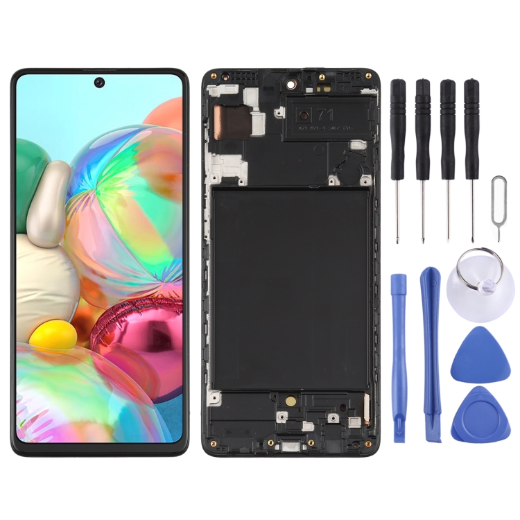 Original Super AMOLED Material LCD Screen and Digitizer Full Assembly with Frame for Galaxy A71(Black)
Original Super AMOLED Material LCD Screen and Digitizer Full Assembly with Frame for Galaxy A71(Black)