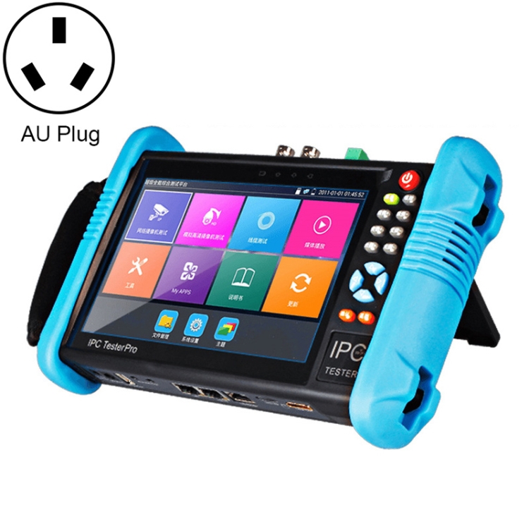 IPC9800Plus+ 4K H.265 Network Coaxial Engineering Video Surveillance Tester with 7 inch IPS Display, AU Plug
IPC9800Plus+ 4K H.265 Network Coaxial Engineering Video Surveillance Tester with 7 inch IPS Display, AU Plug