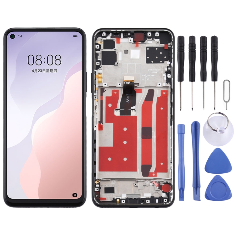 LCD Screen and Digitizer Full Assembly with Frame for Huawei Nova 7 SE (Black)
LCD Screen and Digitizer Full Assembly with Frame for Huawei Nova 7 SE (Black)