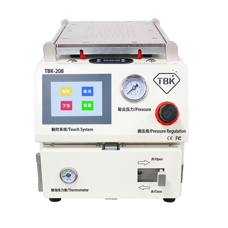 TBK TBK208 450W 3 in 1 Separation Laminating Defoaming Machine Curved Screen Pressing Machine OCA Laminating Machine
TBK TBK208 450W 3 in 1 Separation Laminating Defoaming Machine Curved Screen Pressing Machine OCA Laminating Machine