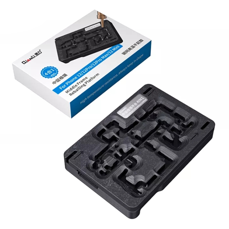 Qianli 4 in 1 Middle Frame Reballing Platform For iPhone 12 / 12 Pro / 12 Mini / 12 Pro Max
Qianli 4 in 1 Middle Frame Reballing Platform For iPhone 12 / 12 Pro / 12 Mini / 12 Pro Max
