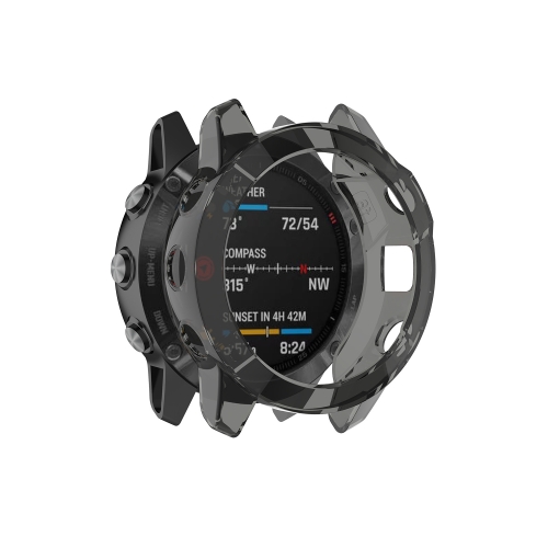 Suitable for Garmin Fenix 6X / 6X Pro Transparent TPU Silica Gel Watch Case(Transparent black)
Suitable for Garmin Fenix 6X / 6X Pro Transparent TPU Silica Gel Watch Case(Transparent black)