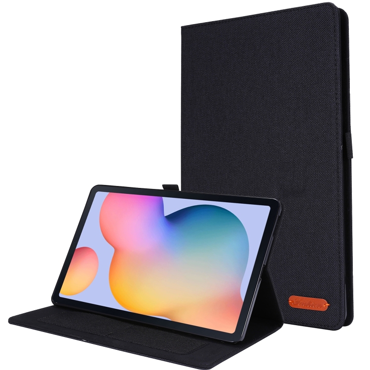 For Samsung Galaxy Tab S6 Lite Horizontal Flip TPU + Fabric PU Leather Protective Case with Name Card Clip(Black)
For Samsung Galaxy Tab S6 Lite Horizontal Flip TPU + Fabric PU Leather Protective Case with Name Card Clip(Black)