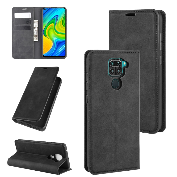 For Xiaomi Redmi Note 9/10X 4G Retro-skin Business Magnetic Suction Leather Case with Holder & Card Slots & Wallet(Black)
For Xiaomi Redmi Note 9/10X 4G Retro-skin Business Magnetic Suction Leather Case with Holder & Card Slots & Wallet(Black)