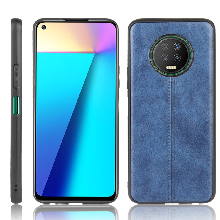 For Infinix Note 7 Shockproof Sewing Cow Pattern Skin Texture PC + PU + TPU Case(Blue)
For Infinix Note 7 Shockproof Sewing Cow Pattern Skin Texture PC + PU + TPU Case(Blue)