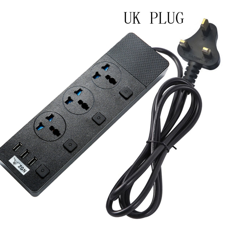 T11 high power 3000W multi-functional plug-in with independent switch and USB interface porous universal socket(UK PLUG)
T11 high power 3000W multi-functional plug-in with independent switch and USB interface porous universal socket(UK PLUG)