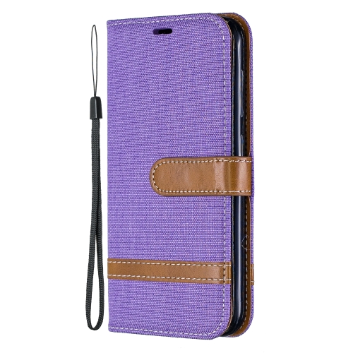 Color Matching Denim Texture Leather Case for Galaxy A6, with Holder & Card Slots & Wallet & Lanyard(Purple)
Color Matching Denim Texture Leather Case for Galaxy A6, with Holder & Card Slots & Wallet & Lanyard(Purple)