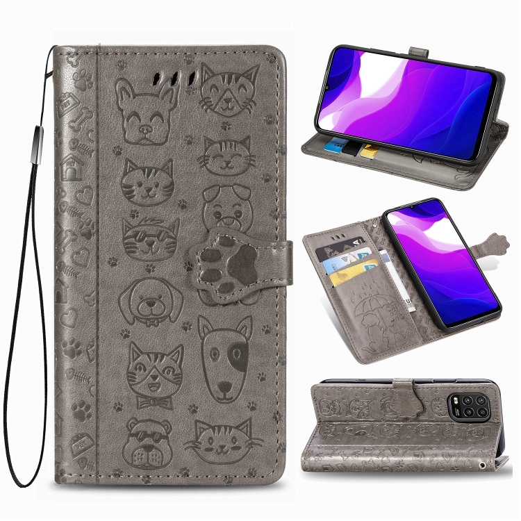 For Xiaomi Mi 10 Lite 5G Lovely Cat and Dog Embossing Pattern Horizontal Flip Leather Case , with Holder & Card Slots & Wallet & Cartoon Clasp & Lanyard(Grey)
For Xiaomi Mi 10 Lite 5G Lovely Cat and Dog Embossing Pattern Horizontal Flip Leather Case , with Holder & Card Slots & Wallet & Cartoon Clasp & Lanyard(Grey)