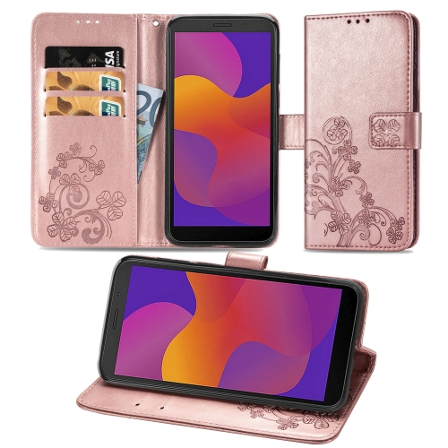 For Huawei Y5P 2020 & Honor 9S Lucky Clover Pressed Flowers Pattern Leather Case with Holder & Card Slots & Wallet & Hand Strap(Rose Gold)
For Huawei Y5P 2020 & Honor 9S Lucky Clover Pressed Flowers Pattern Leather Case with Holder & Card Slots & Wallet & Hand Strap(Rose Gold)