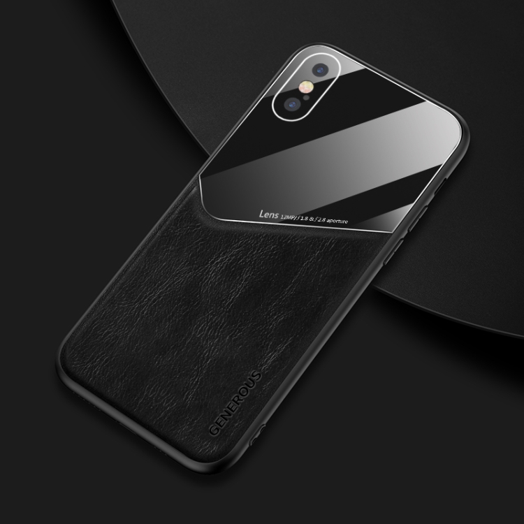 For iPhone XS Max All-inclusive Leather + Organic Glass Phone Case With Metal Iron Sheet(Black)
For iPhone XS Max All-inclusive Leather + Organic Glass Phone Case With Metal Iron Sheet(Black)