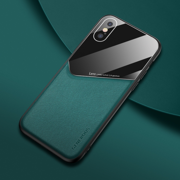 For iPhone XS Max All-inclusive Leather + Organic Glass Phone Case With Metal Iron Sheet(Green)
For iPhone XS Max All-inclusive Leather + Organic Glass Phone Case With Metal Iron Sheet(Green)