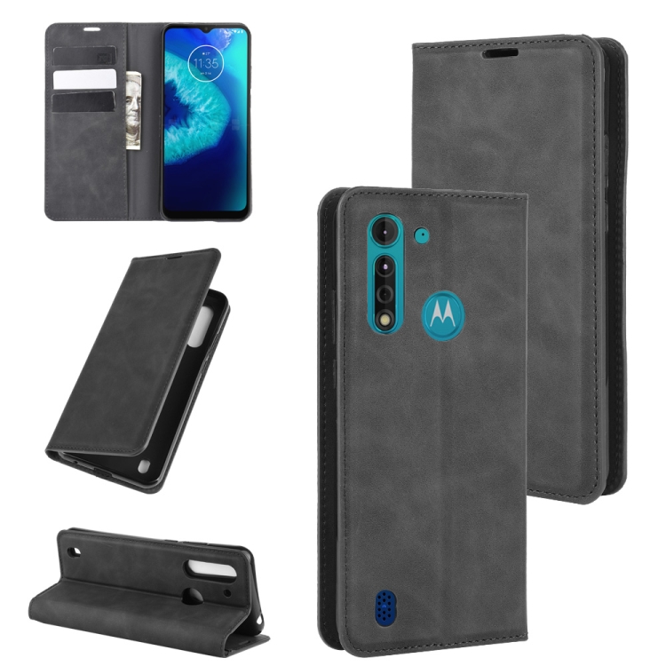 For Motorola Moto G8 Power Lite Retro-skin Business Magnetic Suction Leather Case with Holder & Card Slots & Wallet(Black)
For Motorola Moto G8 Power Lite Retro-skin Business Magnetic Suction Leather Case with Holder & Card Slots & Wallet(Black)