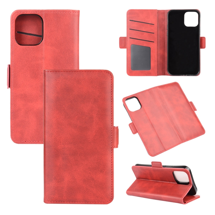 For iPhone 12 6.1 inch Dual-side Magnetic Buckle Horizontal Flip Leather Case with Holder & Card Slots & Wallet(Red)
For iPhone 12 6.1 inch Dual-side Magnetic Buckle Horizontal Flip Leather Case with Holder & Card Slots & Wallet(Red)