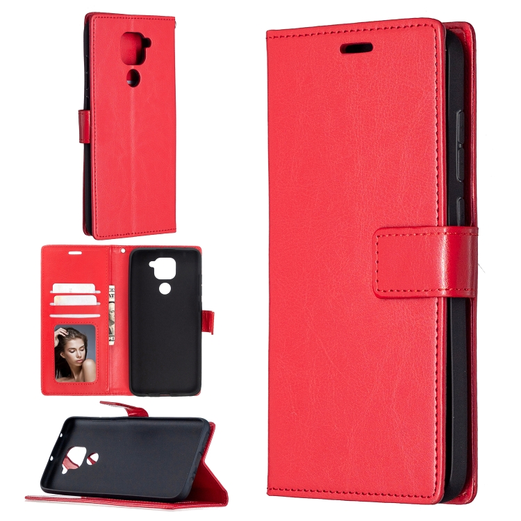 For Xiaomi Redmi Note 9 Crazy Horse Texture Horizontal Flip Leather Case with Holder & Card Slots & Wallet & Photo Frame(Red)
For Xiaomi Redmi Note 9 Crazy Horse Texture Horizontal Flip Leather Case with Holder & Card Slots & Wallet & Photo Frame(Red)