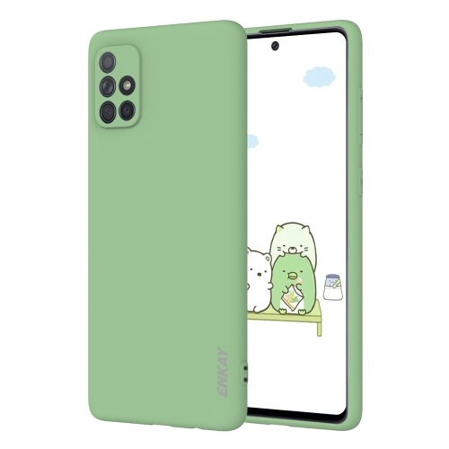 For Samsung Galaxy A71 Hat-Prince ENKAY ENK-PC042 Ultra-thin Solid Color TPU Slim Case Soft Cover(Pea Green)
For Samsung Galaxy A71 Hat-Prince ENKAY ENK-PC042 Ultra-thin Solid Color TPU Slim Case Soft Cover(Pea Green)