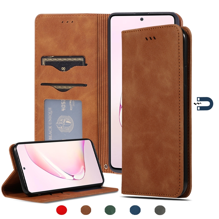 For Samsung Galaxy Note 10 Lite/A81 Retro Skin Feel Business Magnetic Horizontal Flip Leather Case(Brown)
For Samsung Galaxy Note 10 Lite/A81 Retro Skin Feel Business Magnetic Horizontal Flip Leather Case(Brown)